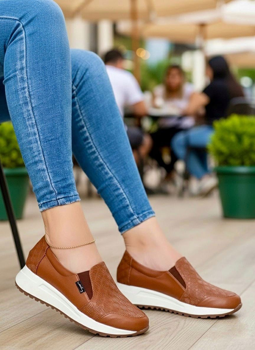 Tenis Mocasín Casual Confort V006 Dama