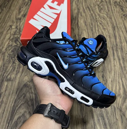 Tenis Nike TN Negro Azul Unisex