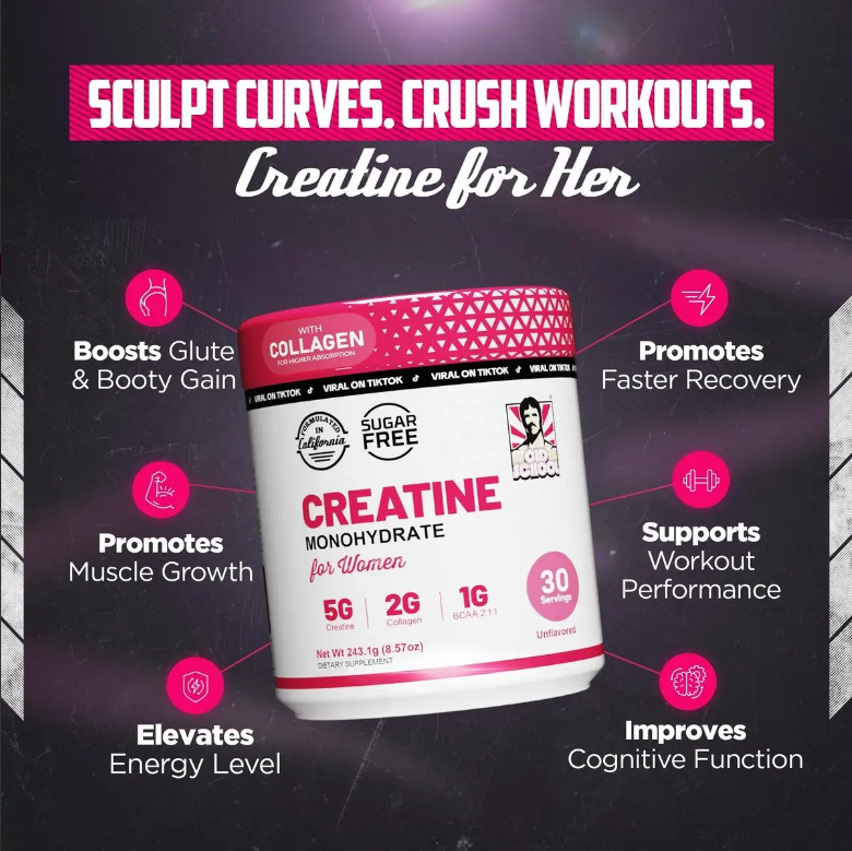 CREATINA MUJER + COLAGENO 30 CAPS